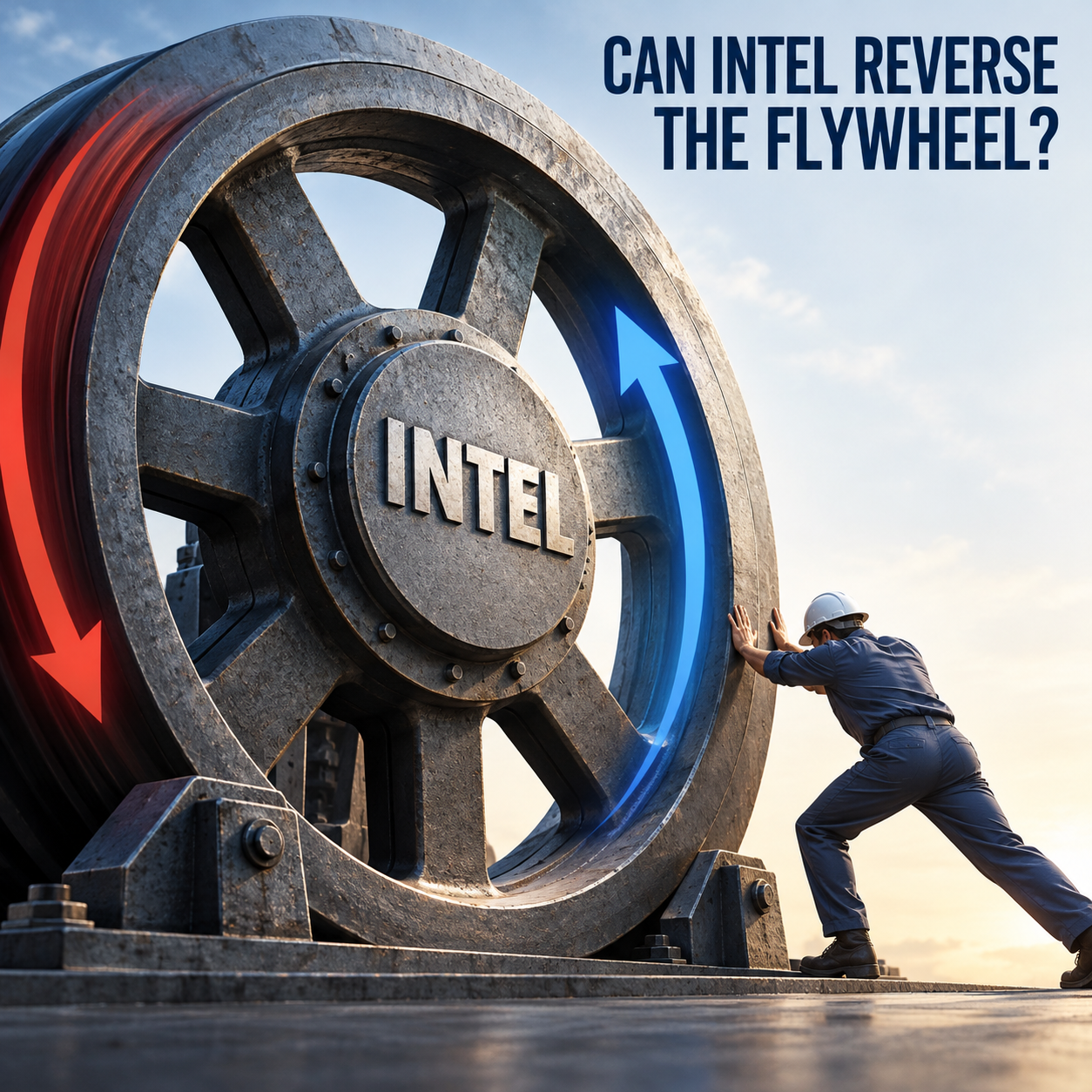 INTEL WAS WORTH 28× AMD. NOW AMD IS WORTH 60% MORE.